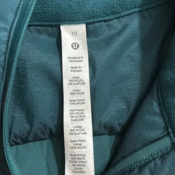 Lululemon vest. Size 10, EUC - Picture 4 of 5